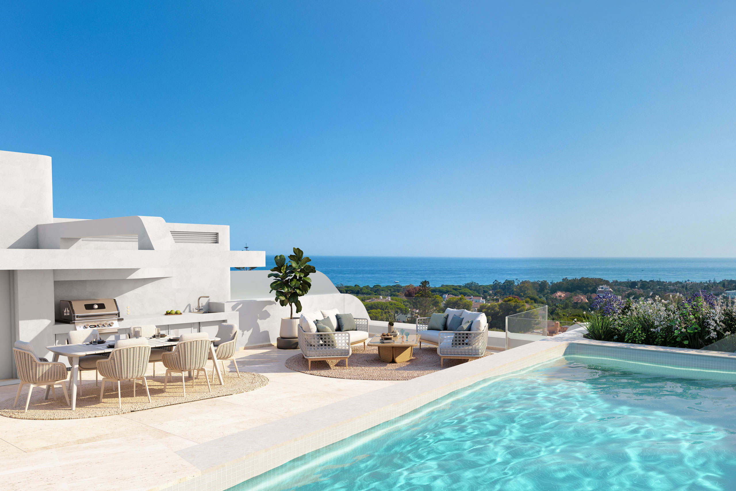 KPC España anuncia la finalización de estructura en Golden Eight, Marbella con el 80 % de viviendas vendidas.